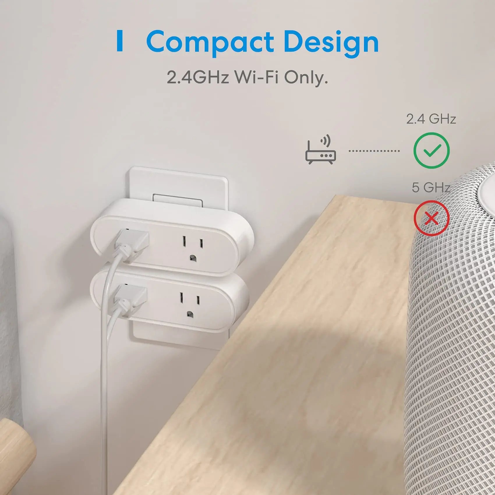 Meross HomeKit 2 In 1 WiFi Dual Smart Plug Outlet US Smart Socket Remote Voice Control Support Alexa Google Home SmartThings