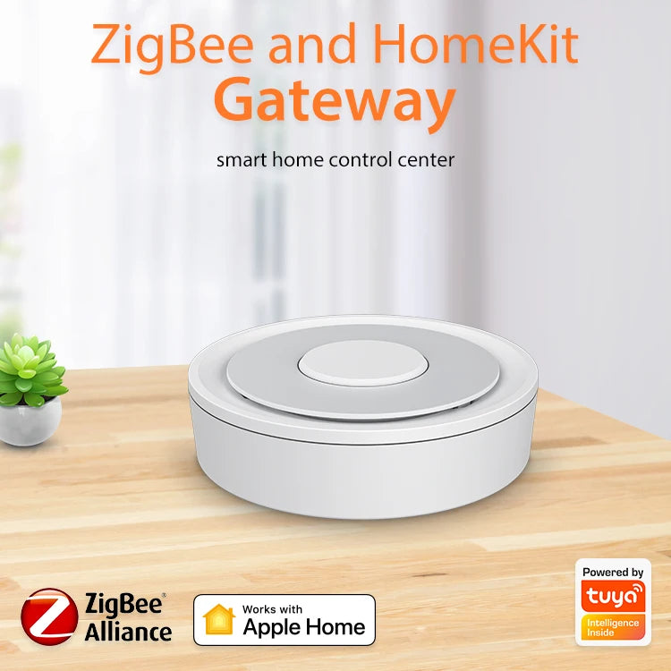 Tuya Smart Life ZigBee Smart Wireless/Wired Gateway Hub SmartHome Bridge Remote Linkage Devices WiFi Central Control Host IOS