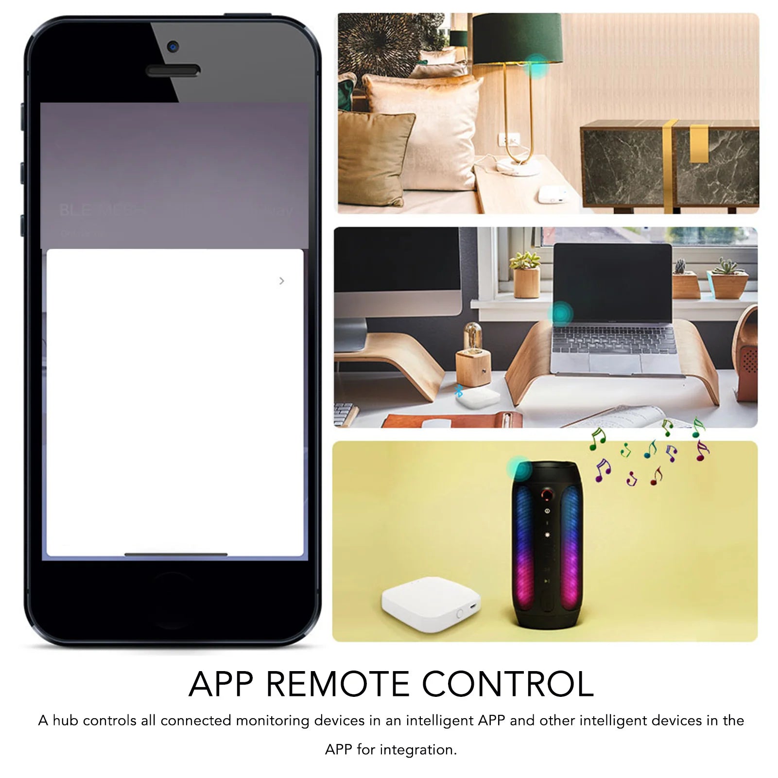 Premium Smart Home Hub Infrared Sensing Wide Stable for Tuya APP Remote Control Wifi Bluetooth Gateway Hub Smart Home Automation