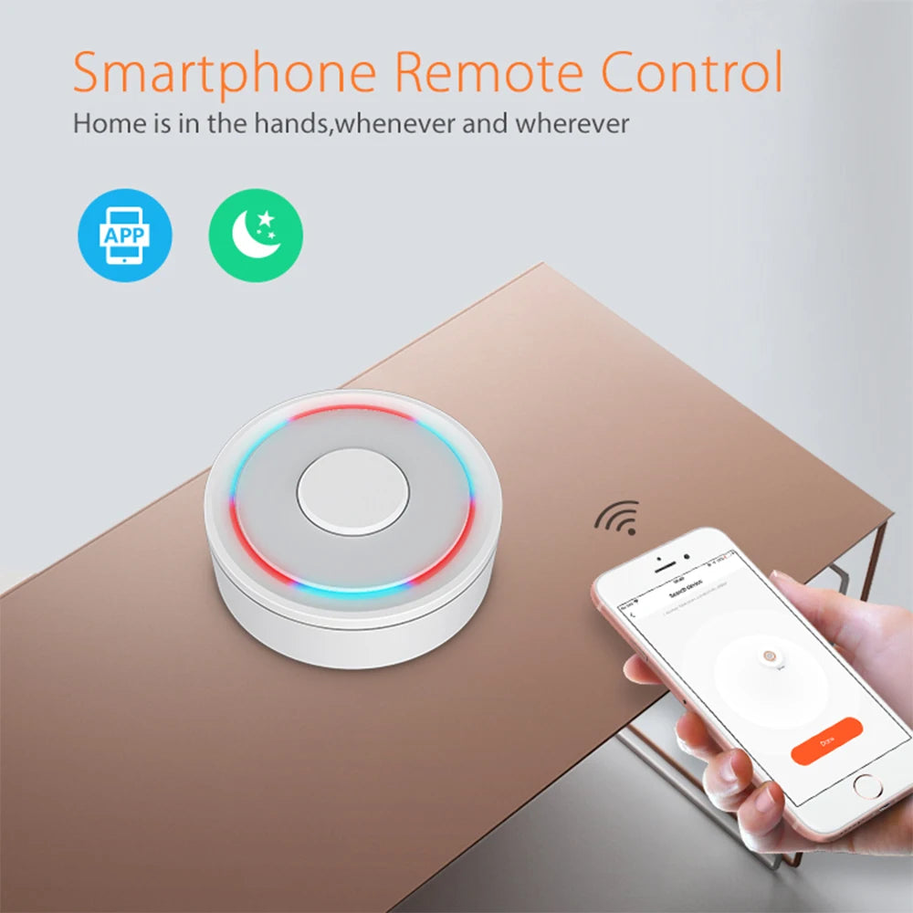 Tuya Smart Life ZigBee Smart Wireless/Wired Gateway Hub SmartHome Bridge Remote Linkage Devices WiFi Central Control Host IOS