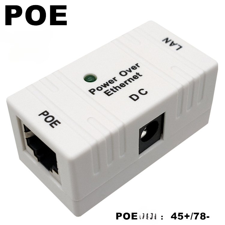 1000/100 Mbps 5V 12V 24V 48V/1A POE Injector Power Splitter for IP Camera POE Adapter Module  Accessories