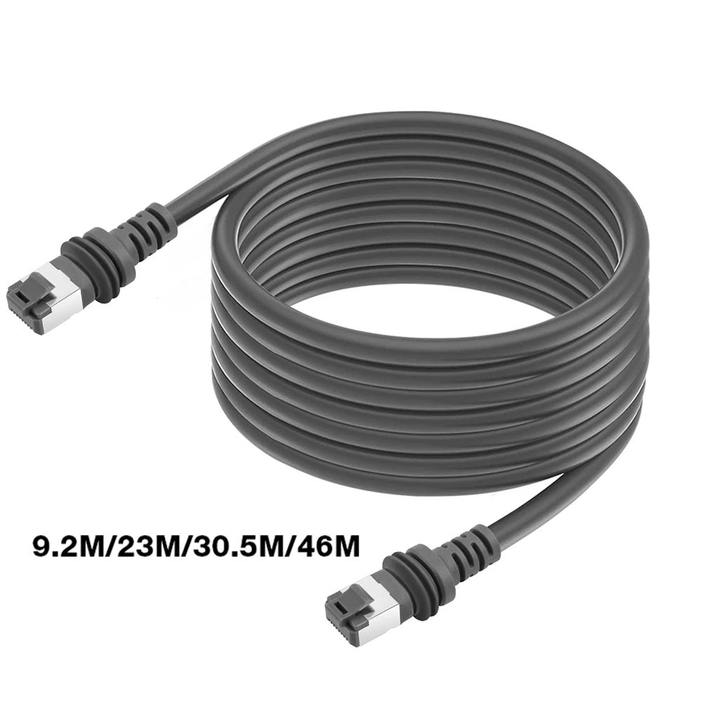 For Starlink Gen 3 Cable Waterproof Ethernet Cable Replacement Extension Cable for Starlink V3 Rectangular Satellite