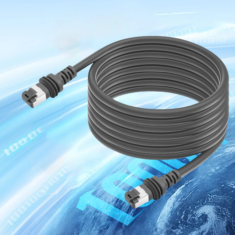 For Starlink Gen 3 Cable Waterproof Ethernet Cable Replacement Extension Cable for Starlink V3 Rectangular Satellite